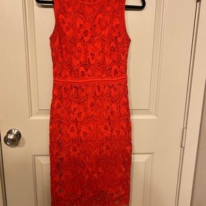 Lady in Red Ann Taylor Dress